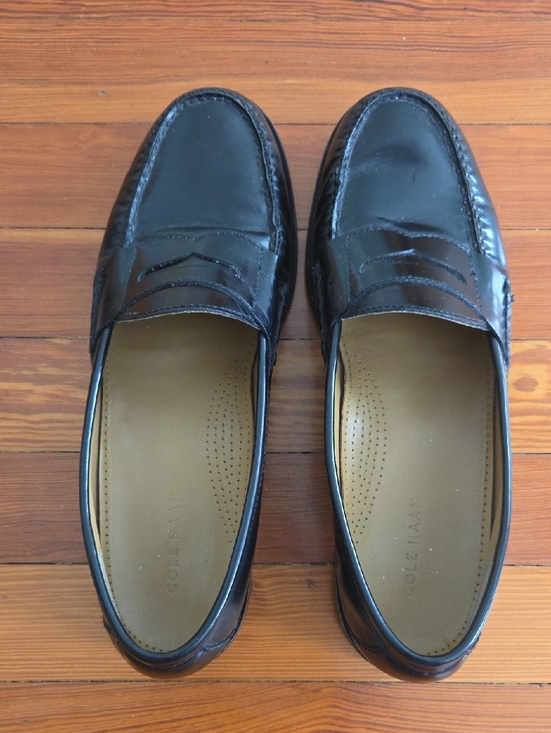 Cole Hann Black Penny Loafers main image 8